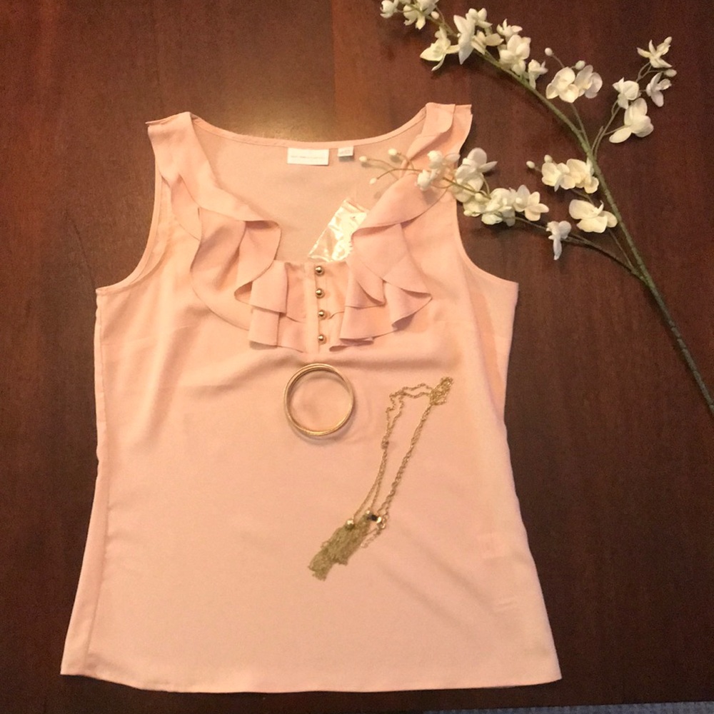 NWT light pink New York & Company top.